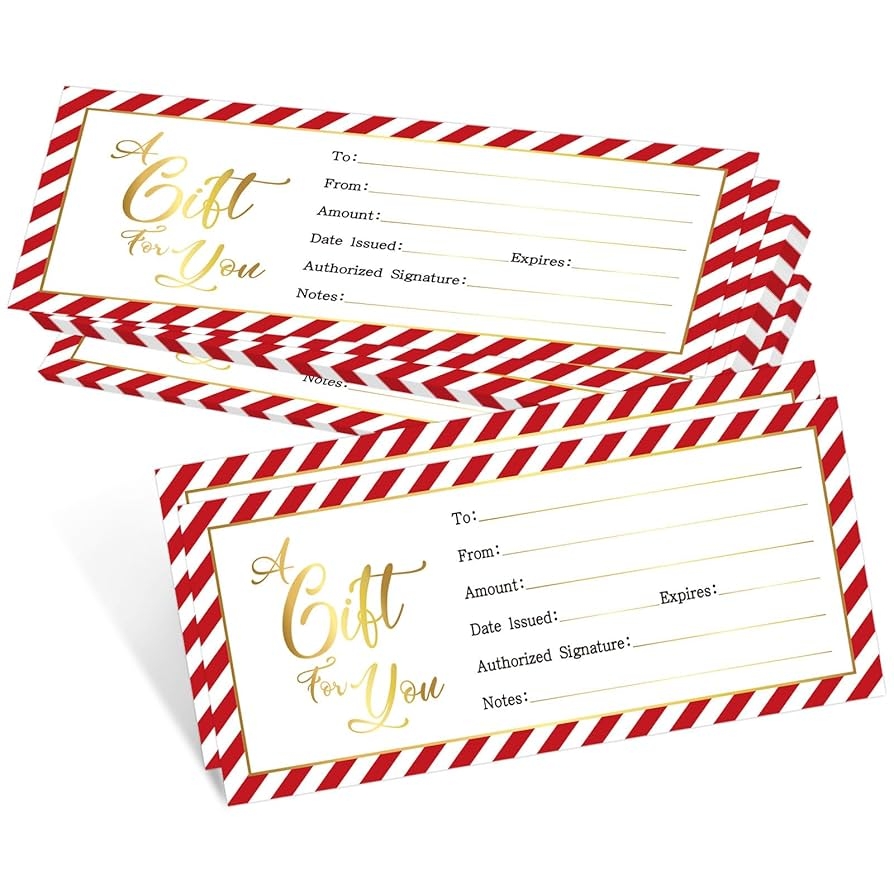 Printable Voucher Christmas Blank