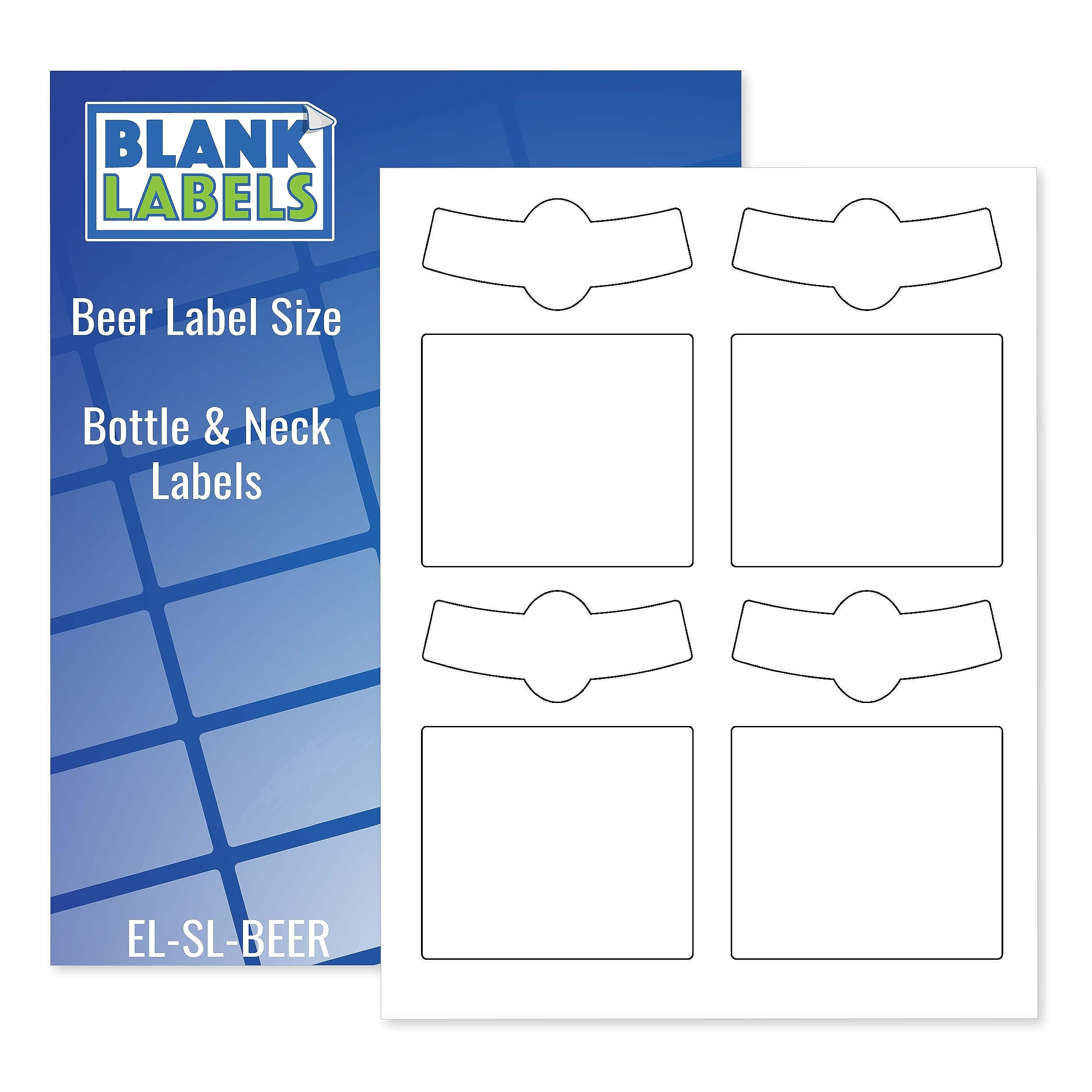 Amazon Beer Bottle And Neck Labels From Blank Labels 4 Per 