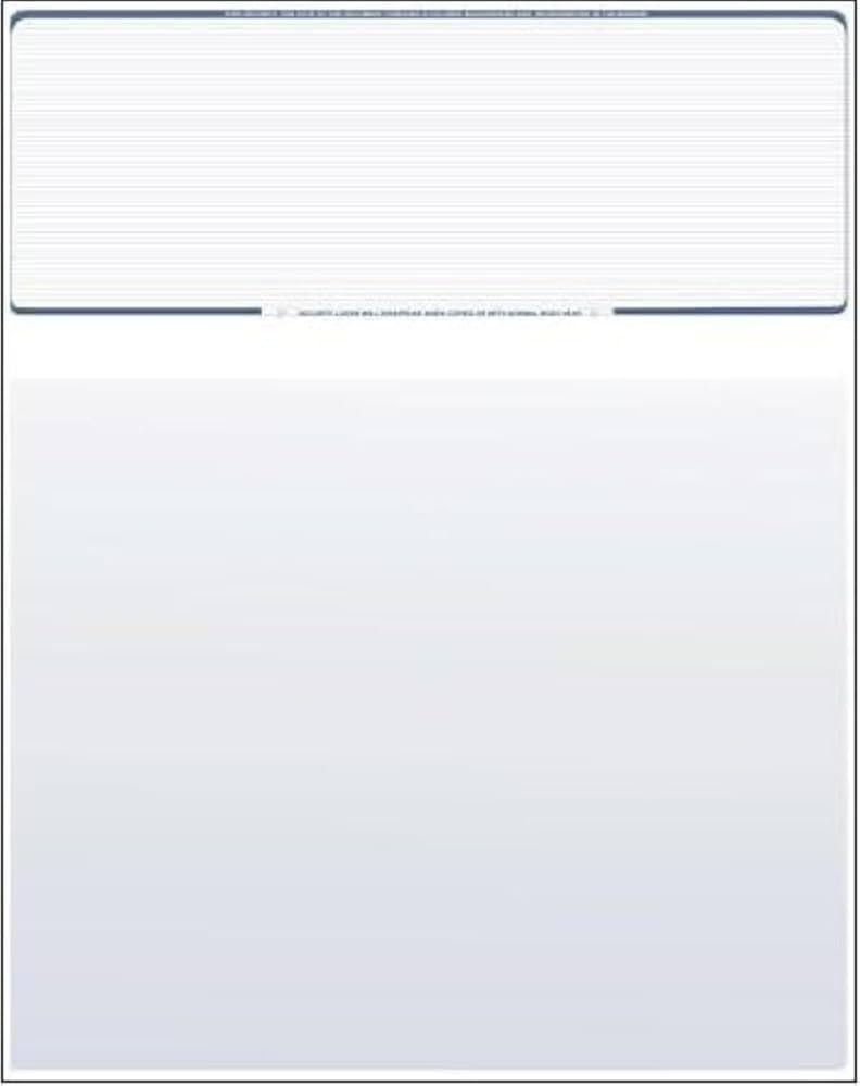 Laserjet Blank Check Stock Printable