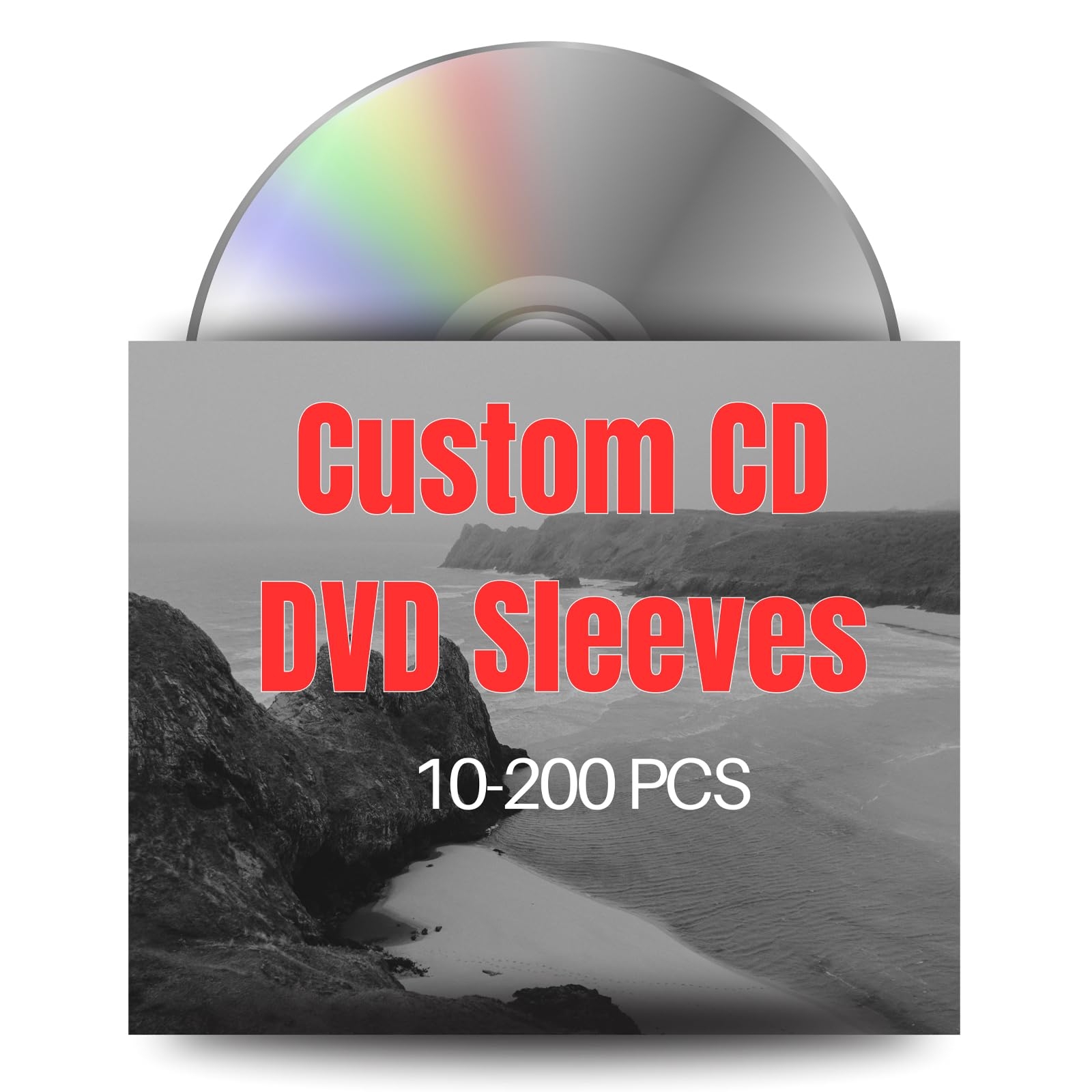 Amazon Custom CD DVD Sleeves Jackets Premium Paper CD Sleeves 