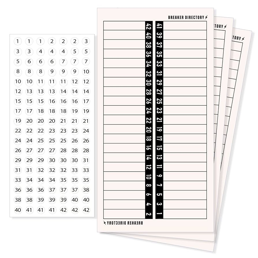 Printable Blank Fuse Box Labels