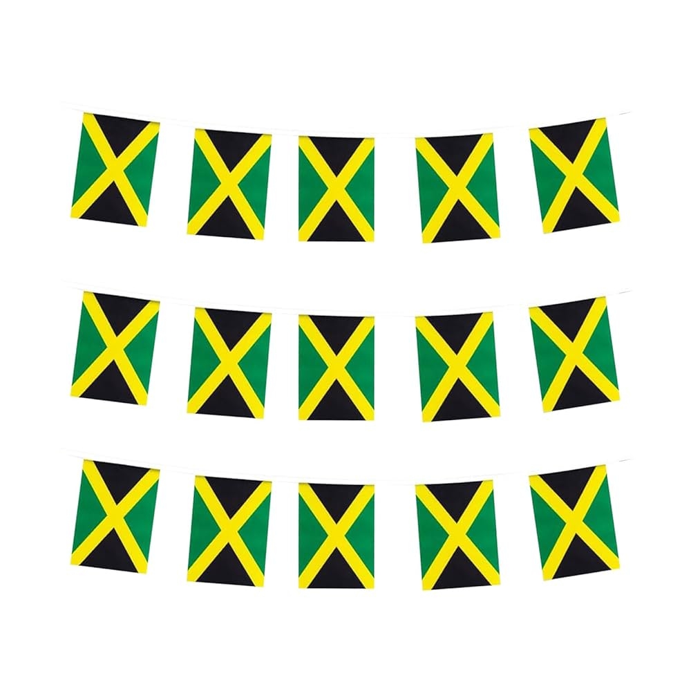 Blank Printable Jamaican Flag