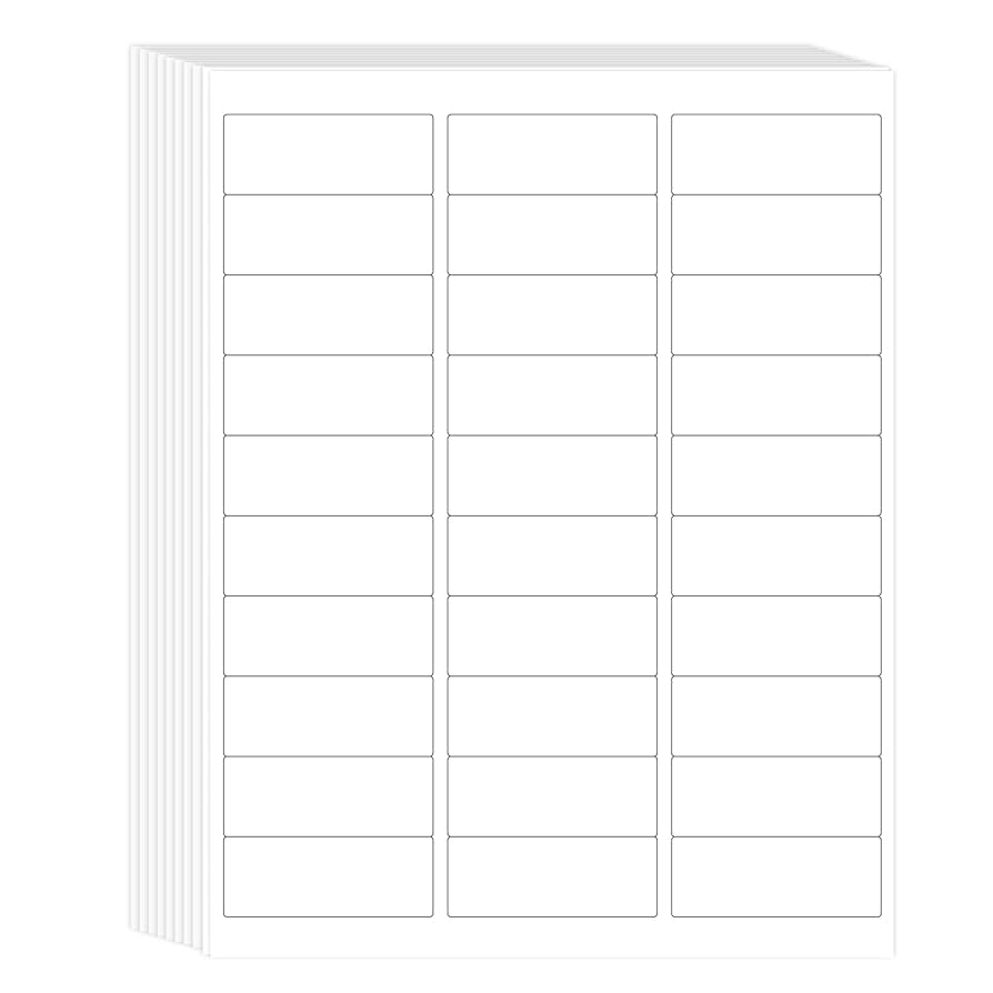 Amazon L LIKED Printable Address Labels 1 X 2 5 8 900 