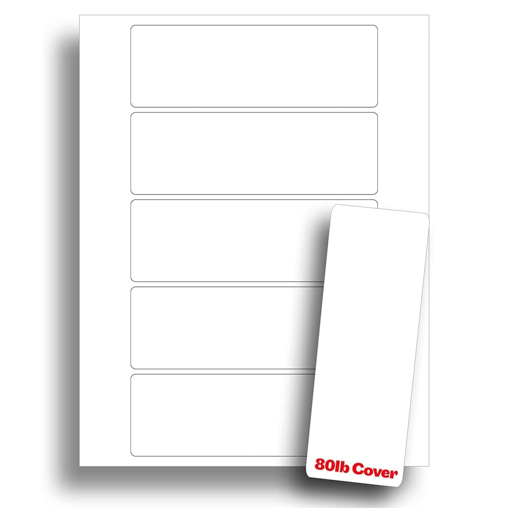 Amazon White Printable Bookmarks Blank Printing Paper For 