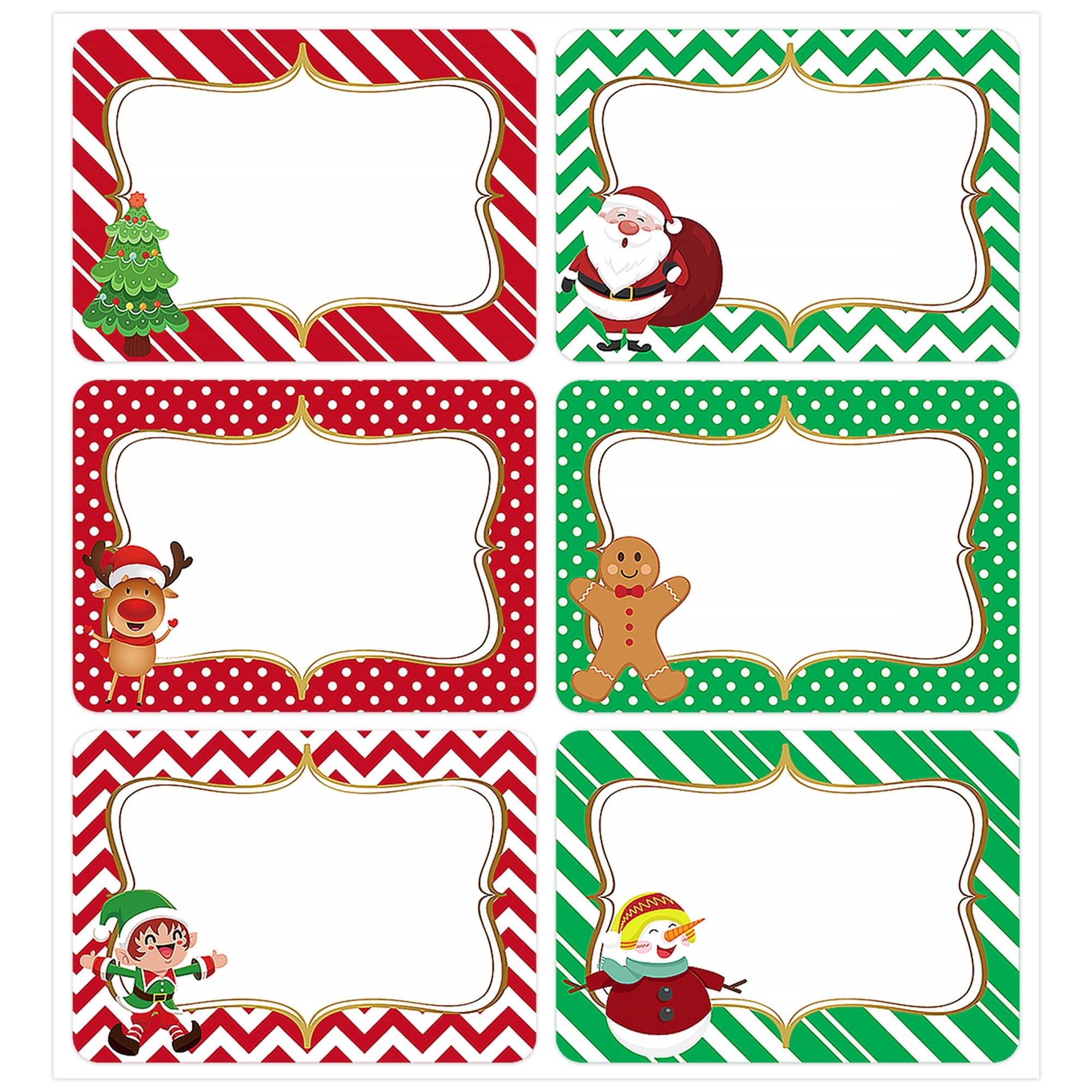 Amazon Wonmon 300PCS Christmas Gift Tags Stickers Self 