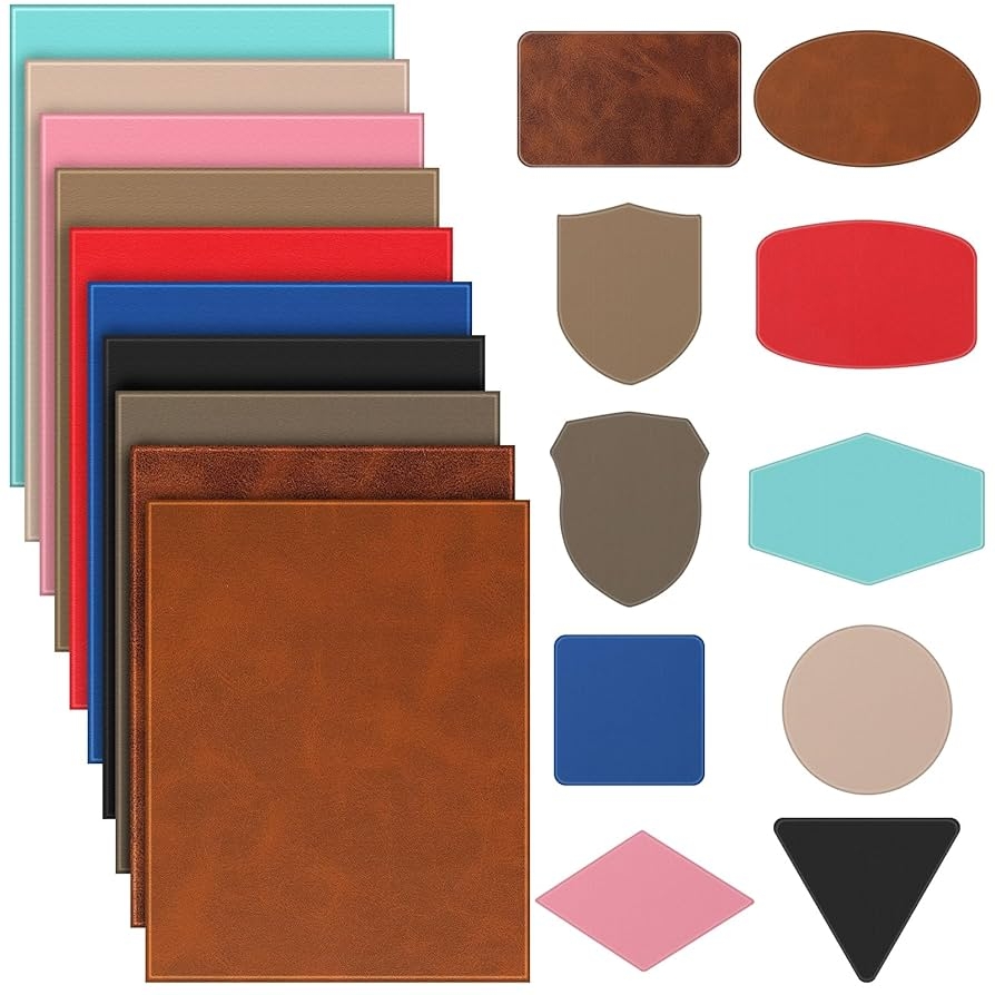 Amazon Yeyeplum 10 Pcs Laserable Leatherette Sheets 12 6 X 