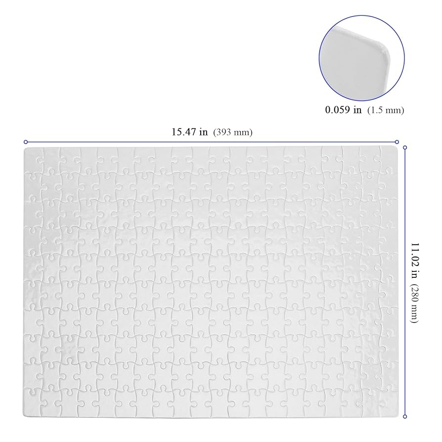 Large Blank Printable Puzzle Jigsaw