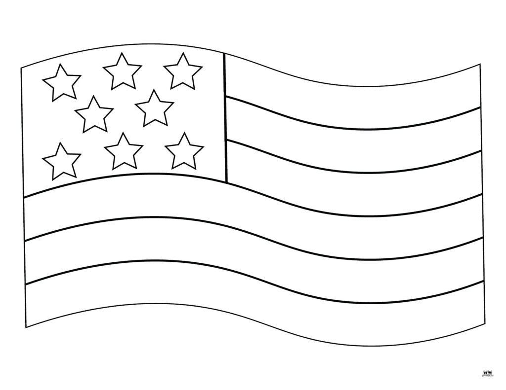 Free Printable Blank Flag