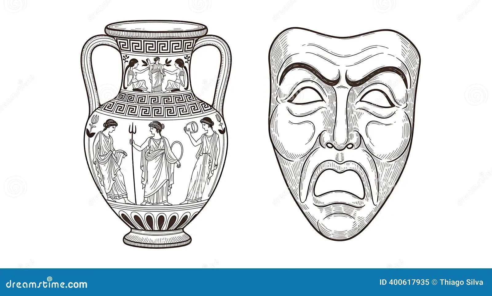 Ancient Greek Mask Stock Illustrations 2 365 Ancient Greek Mask 
