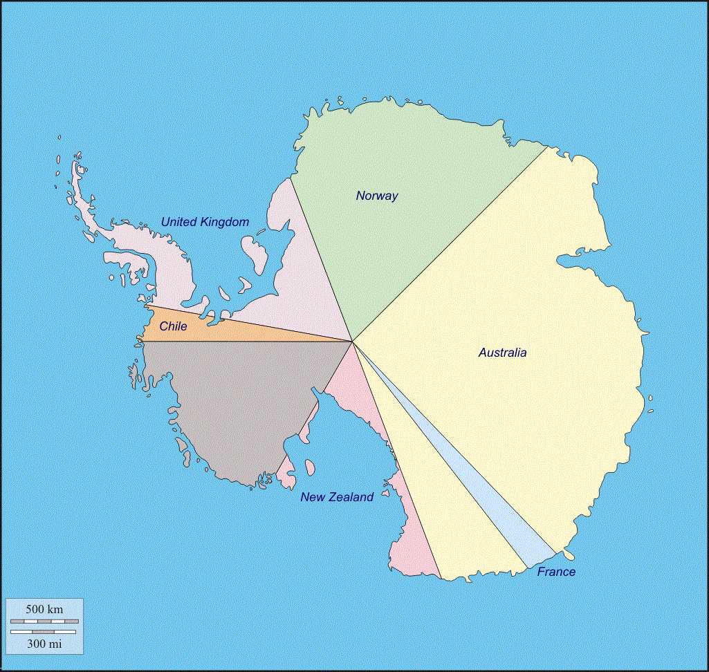 Blank Printable Map Of Antarctica