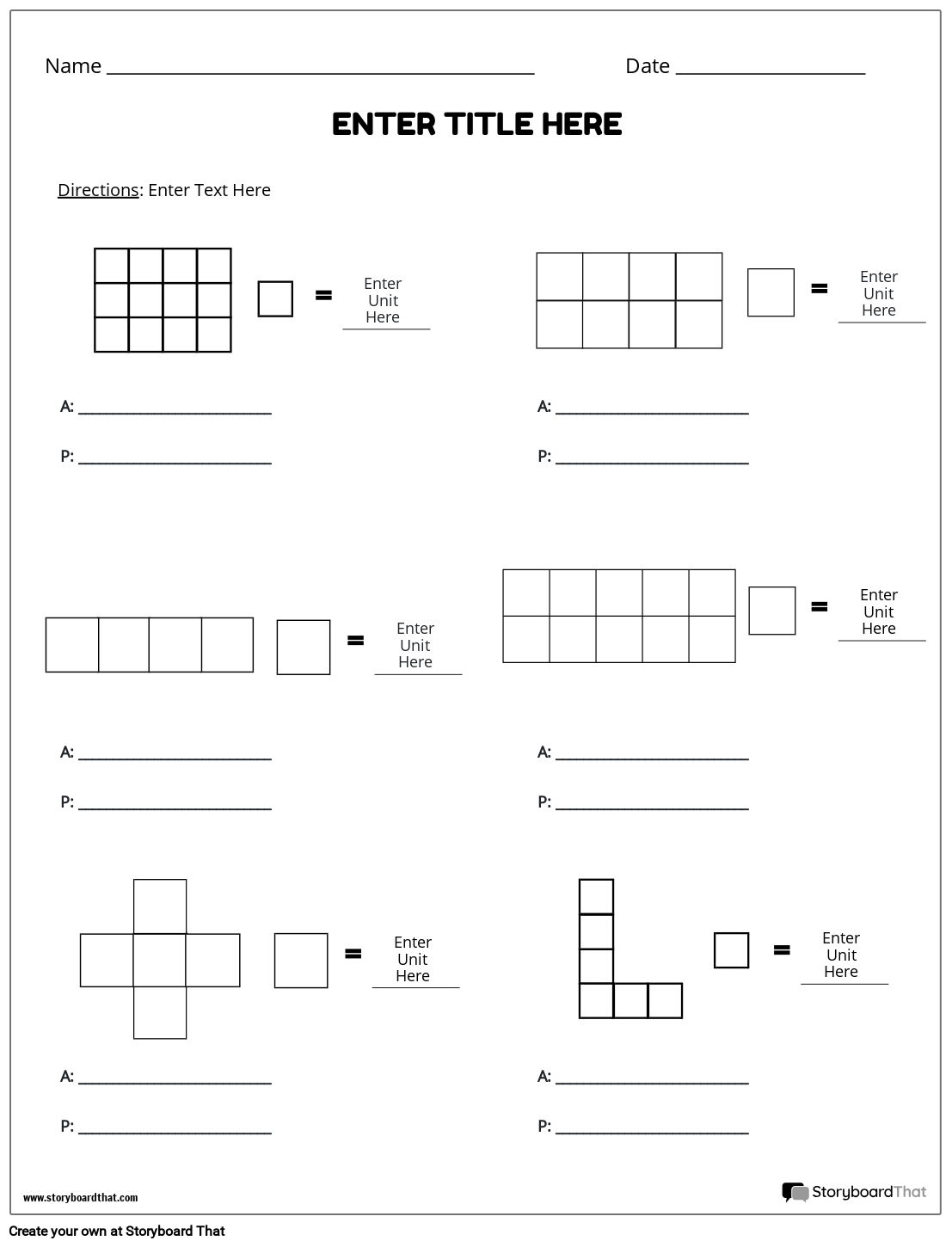 Area And Perimeter Worksheets By Storyboard That 2025 