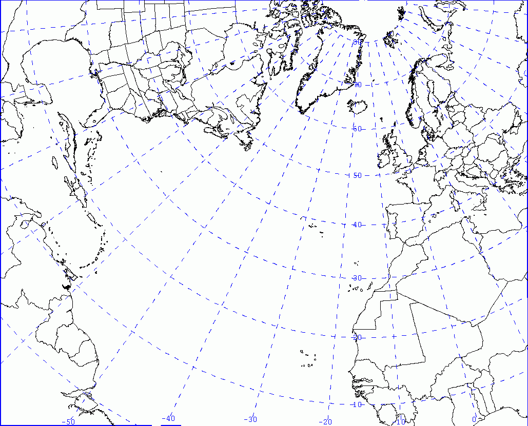 Printable Atlantic Map Blank