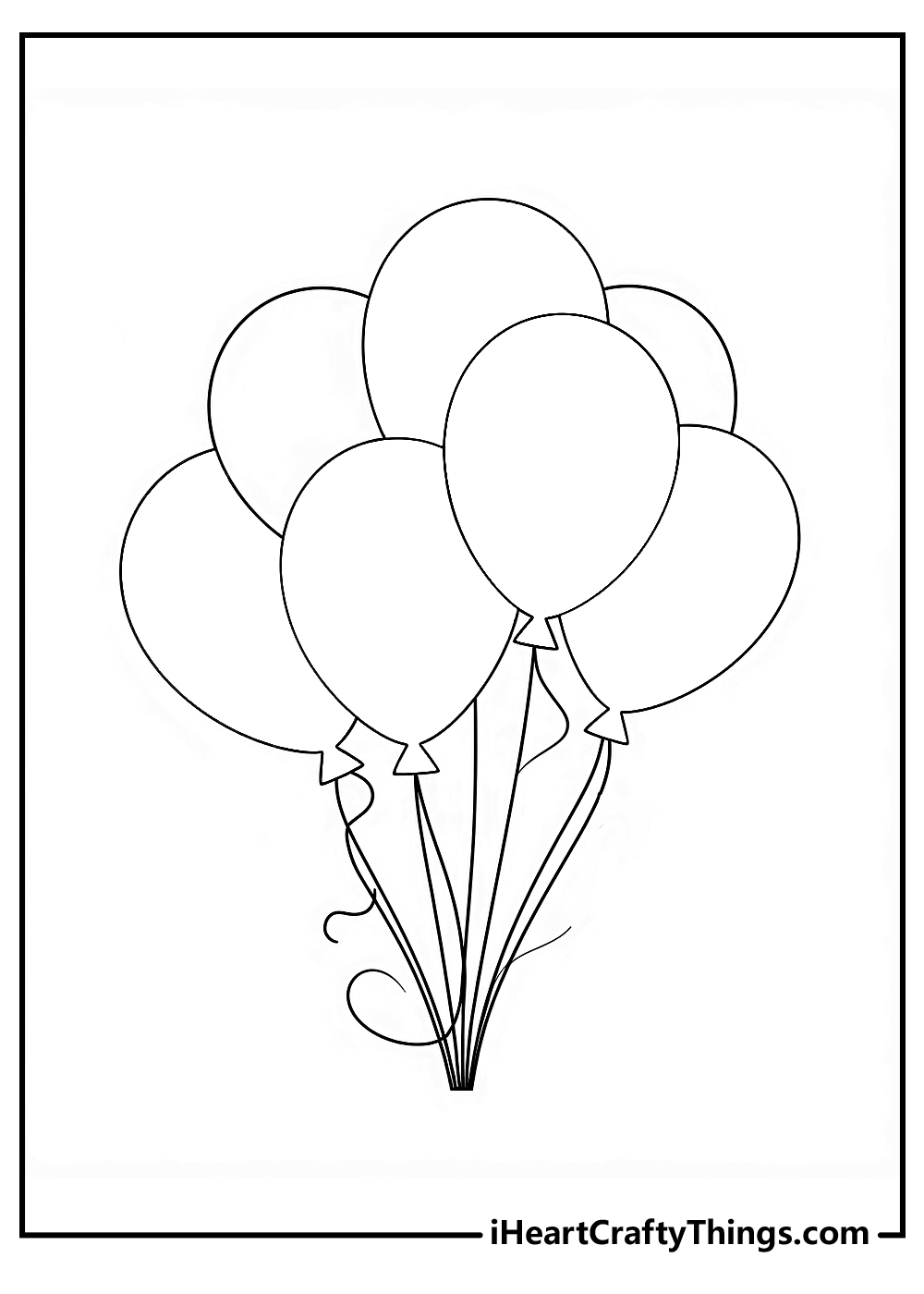 Blank Printable Balloons