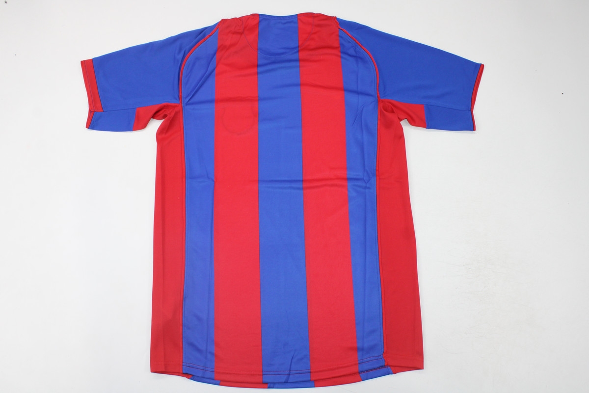 Barcelona 2004 2005 Home Short Sleeve Jersey Free Shipping 