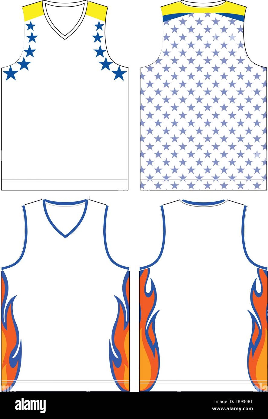 Printable Blank Basketball Jersey Template