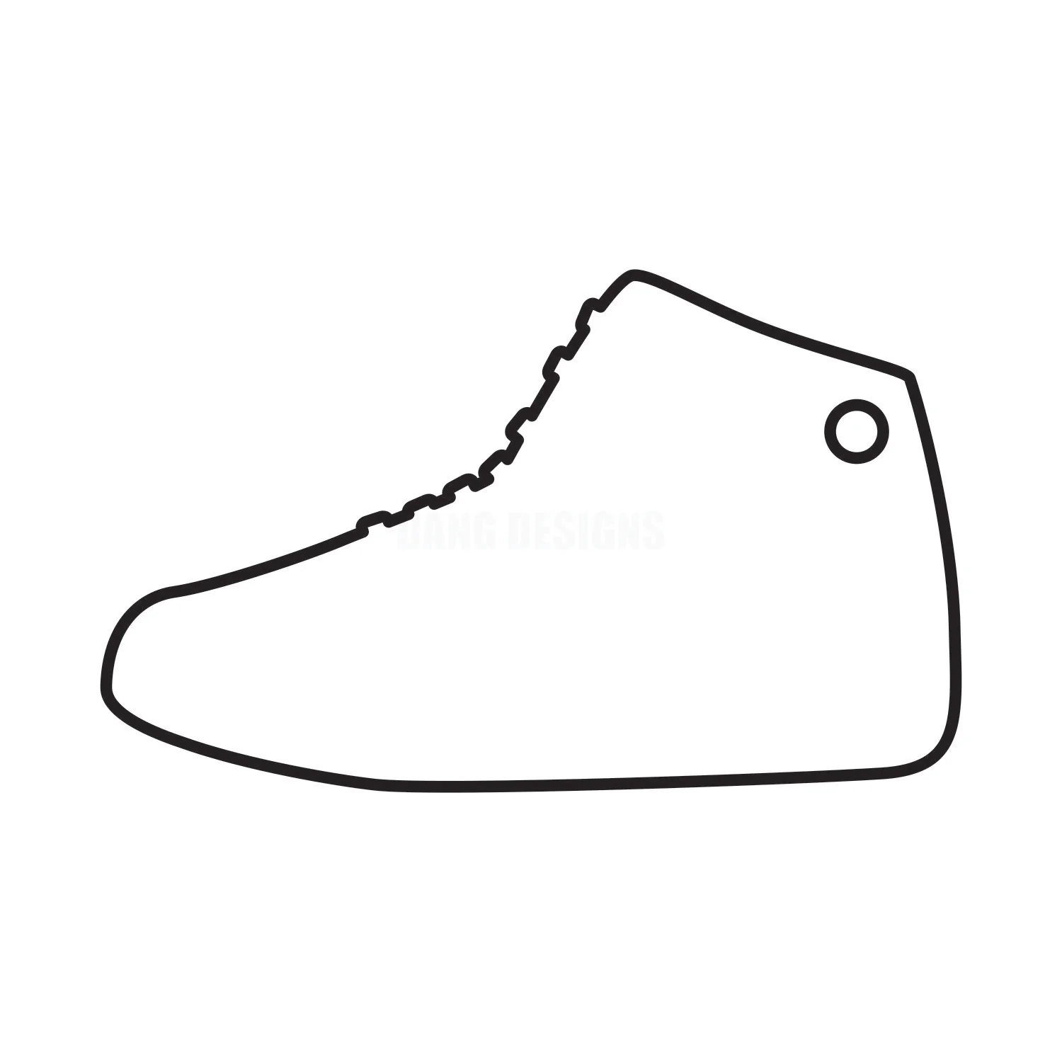 Blank Sneaker Printable