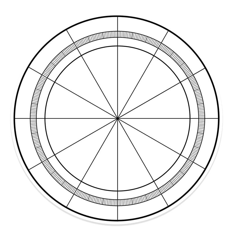 Printable Blank Natal Chart