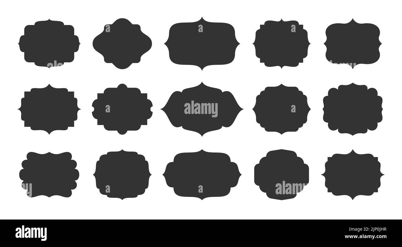 Labels Printables Blank Black