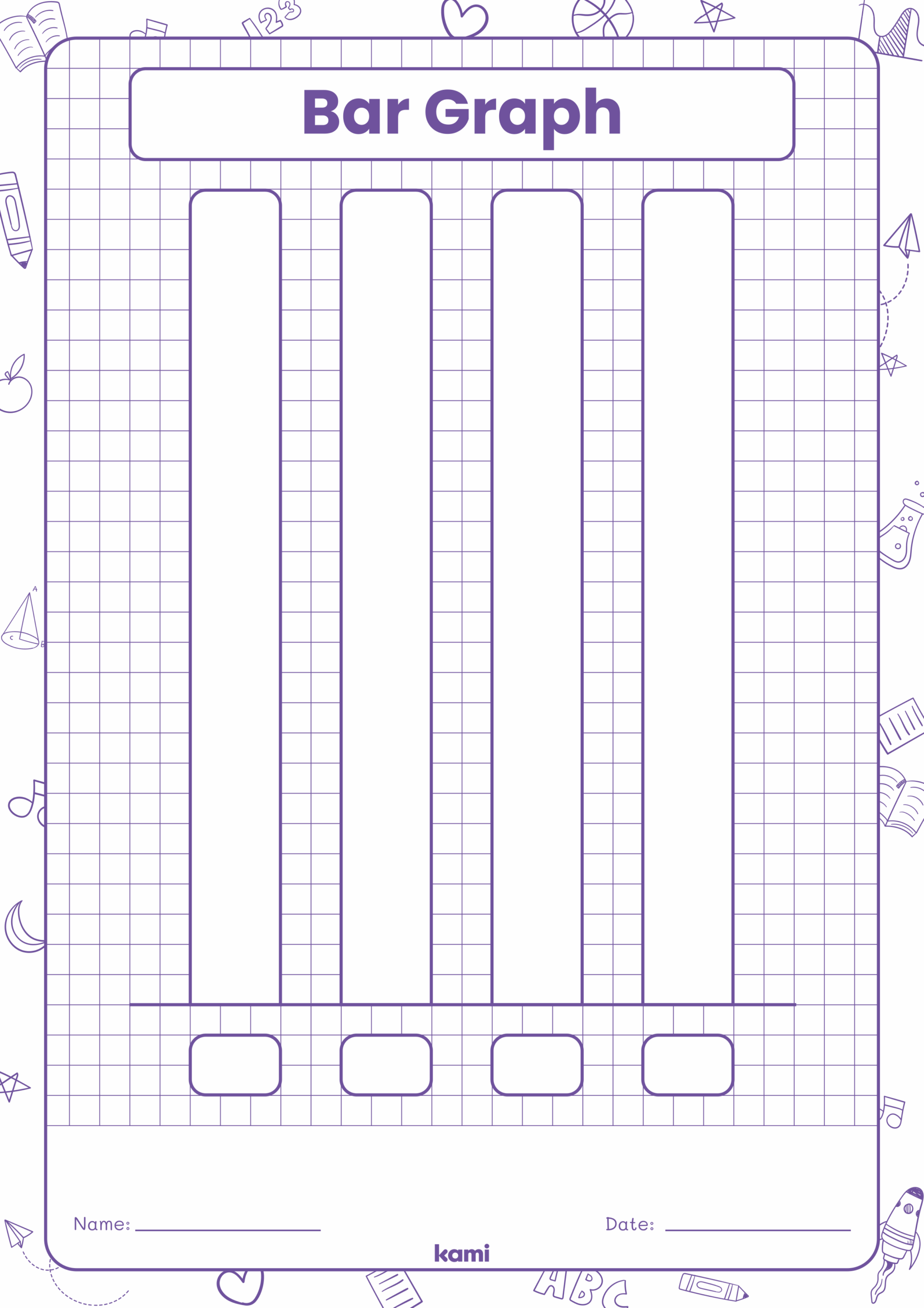 Bar Graph Blank Printable
