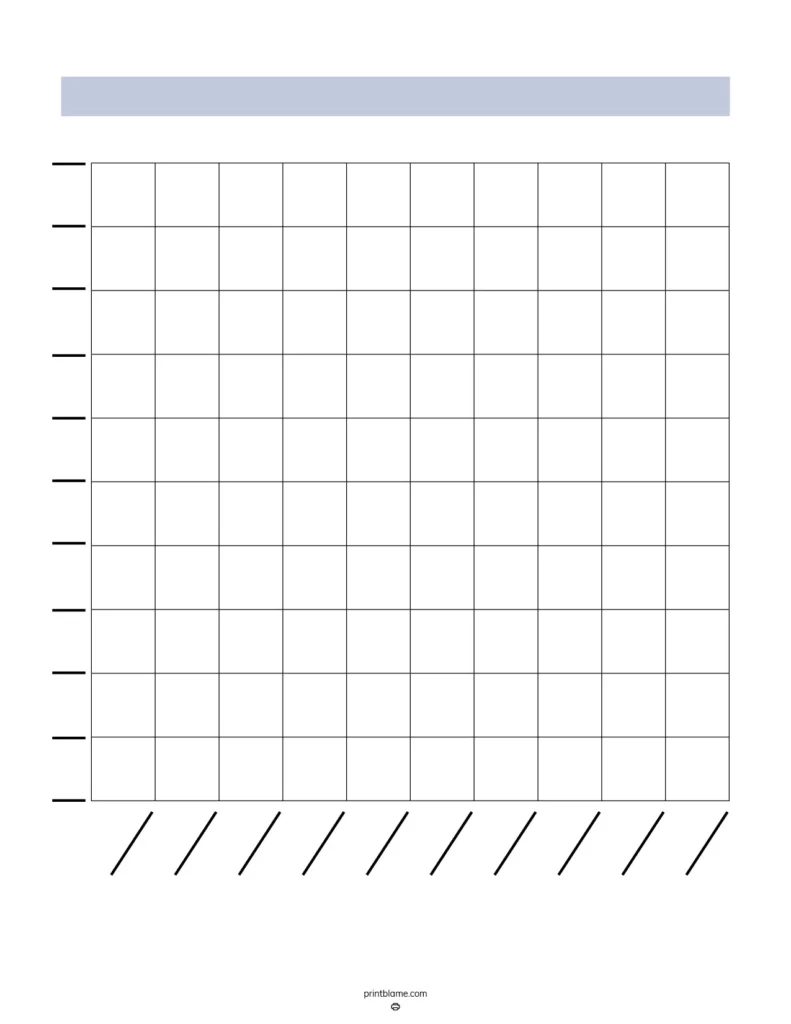 Blank Bar Graph Printables 17 FREE Blank Bar Chart PDFs
