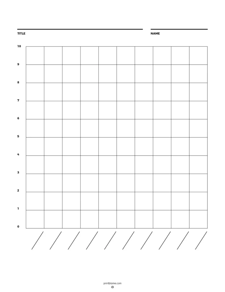 Blank Bar Graph Printables 17 FREE Blank Bar Chart PDFs