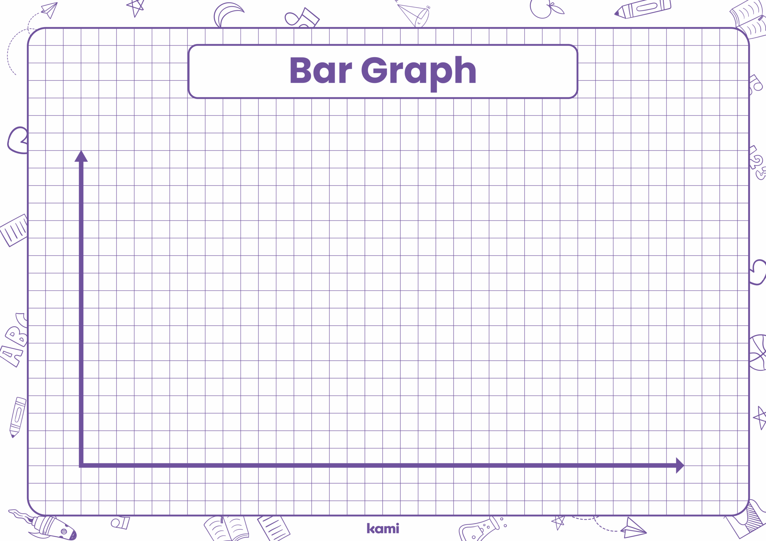 Blank Bar Graph Template Landscape For Teachers Perfect For 