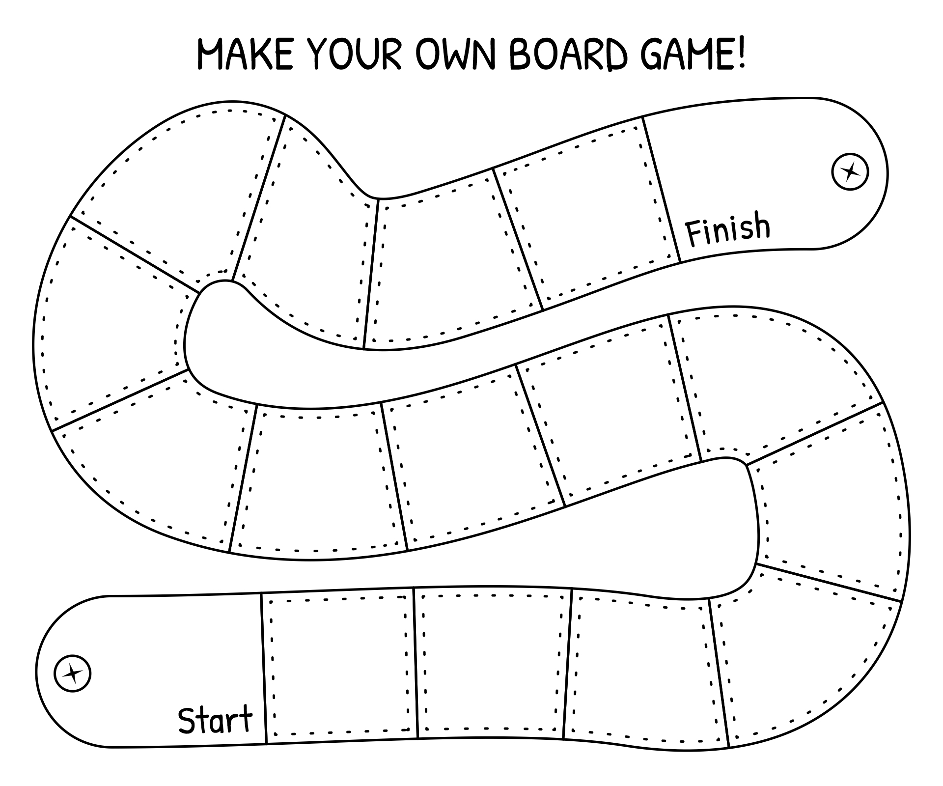 Blank Board Game Template