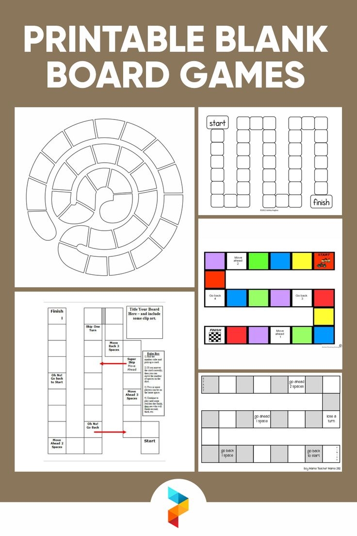 Printable Blank Board Games