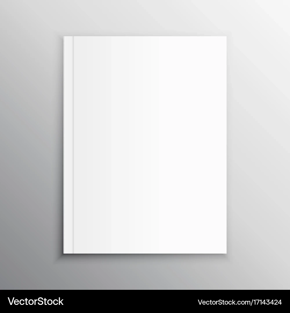 Printable Blank Book Cover