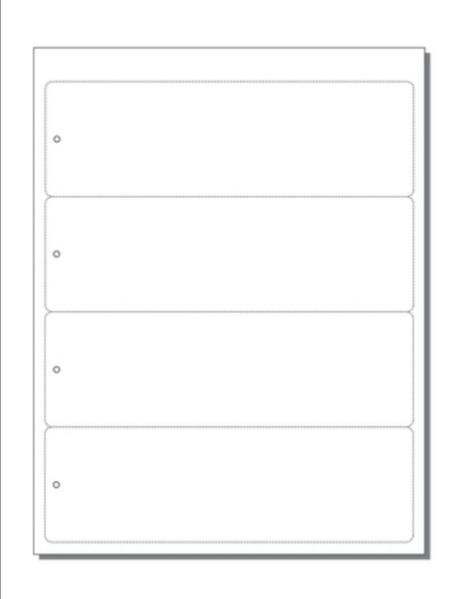 Avery Blank Printable Bookmark Sheets