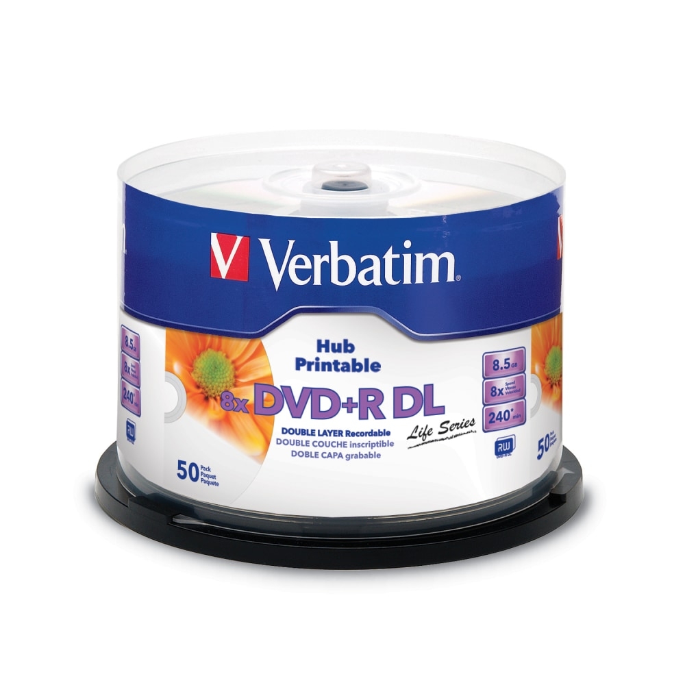 Blank Cd Verbatim CD R White Inkjet Printable Disc 100 95251 B amp H 