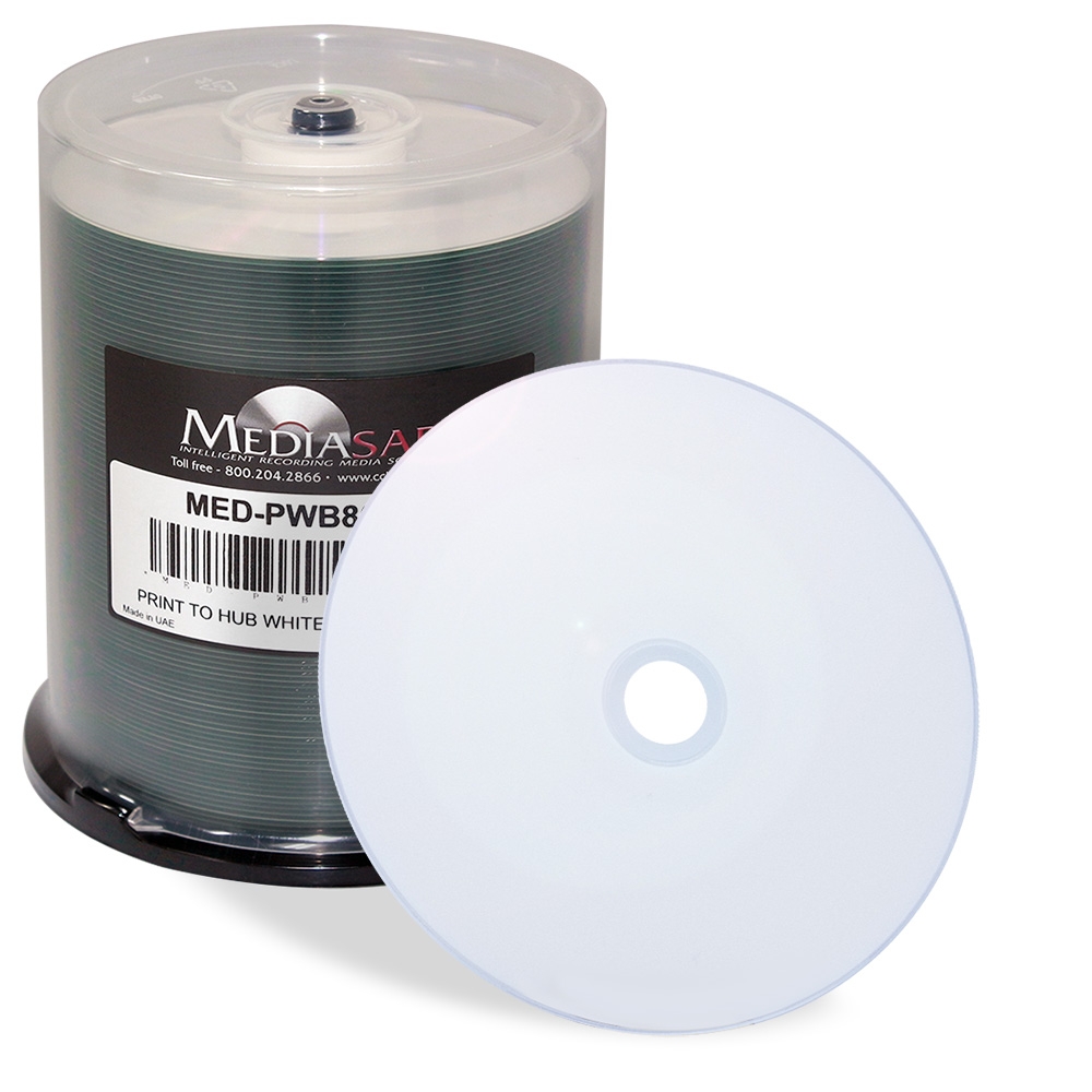 Blank CDs amp 124 Premium White Inkjet Printable CD r