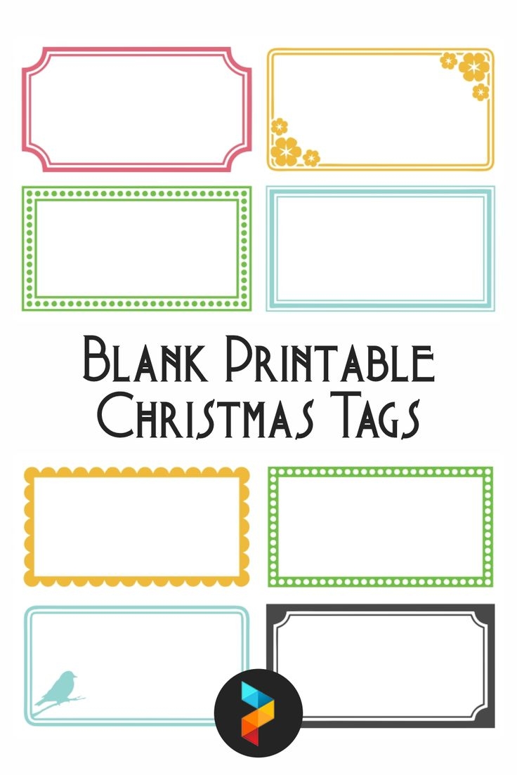 Free Printable Christmas Blank Tags