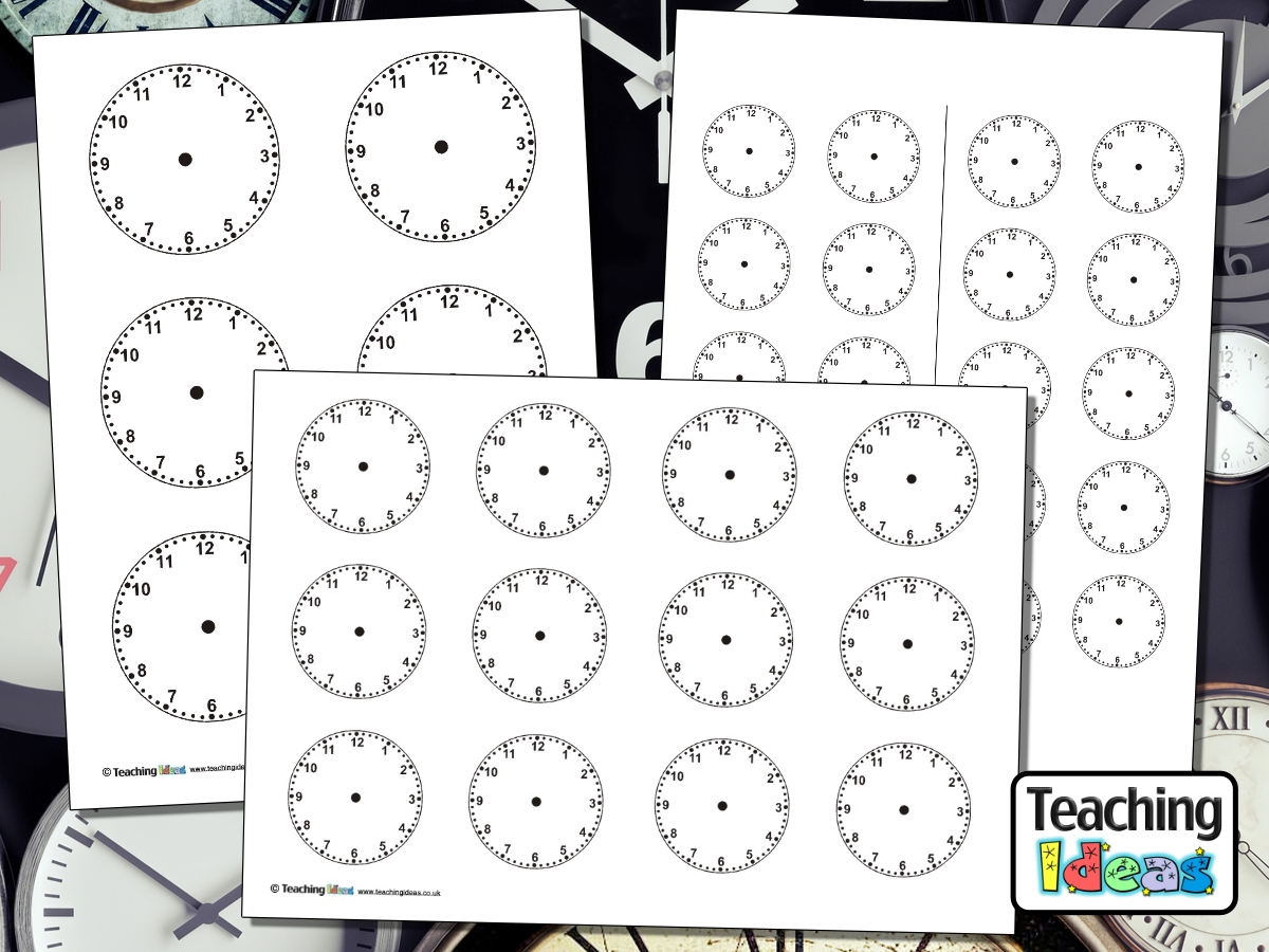 Clock Blank Printable Clock