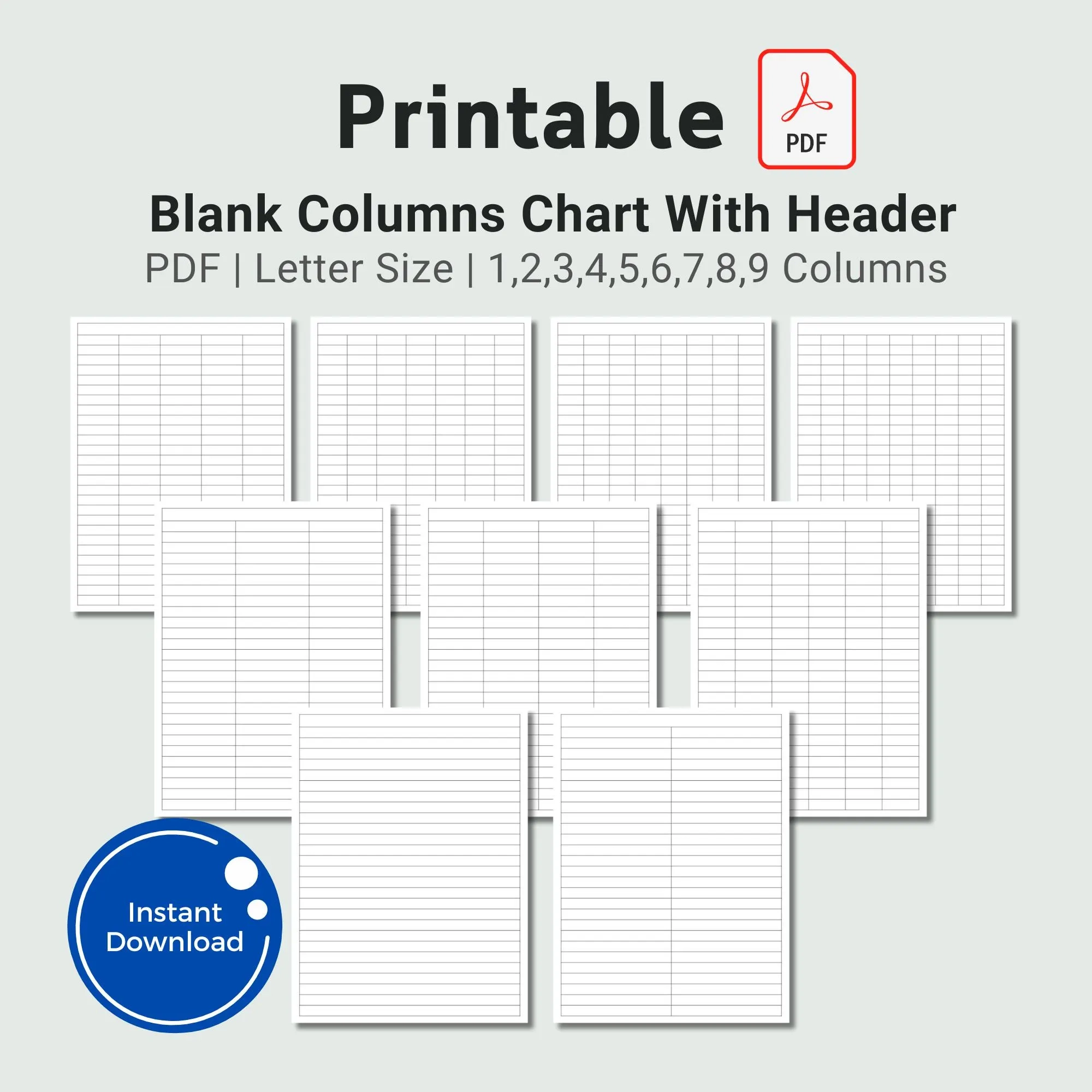 Blank Column Etsy