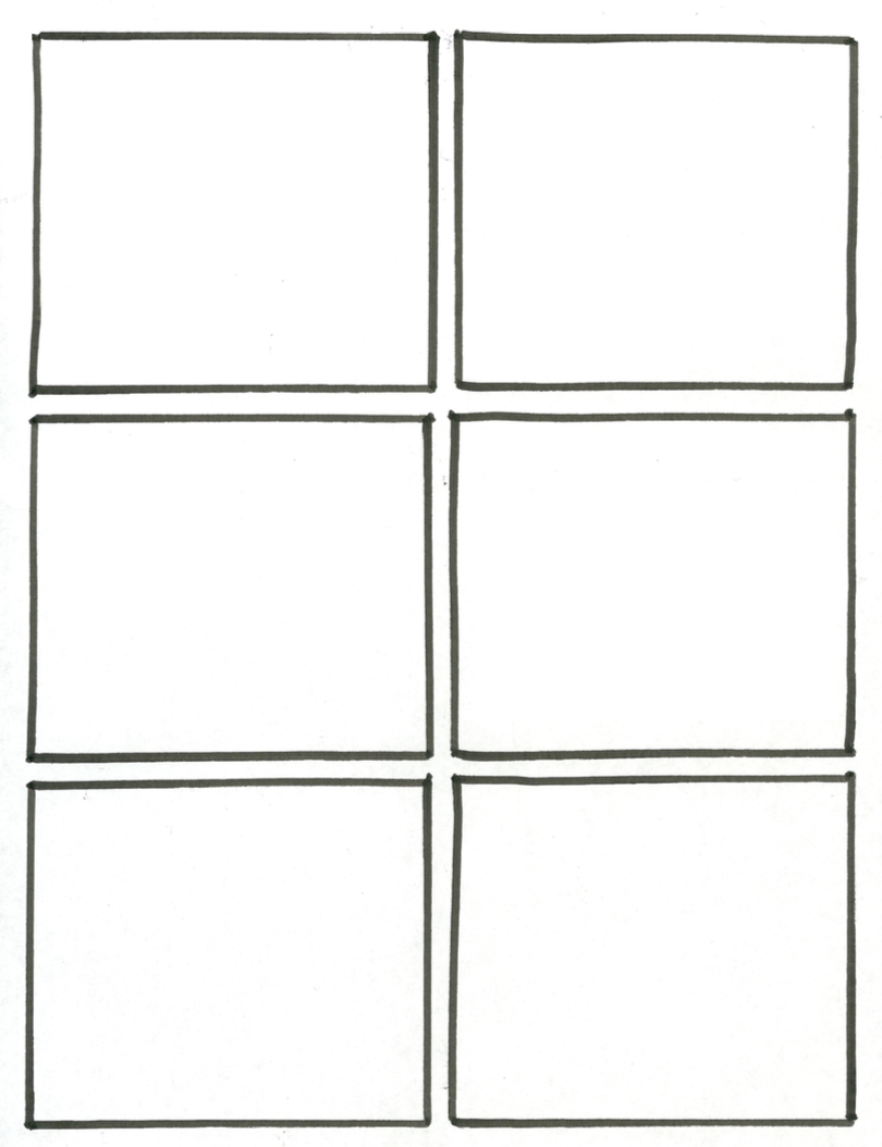 Blank Comic Strip Pages Printable