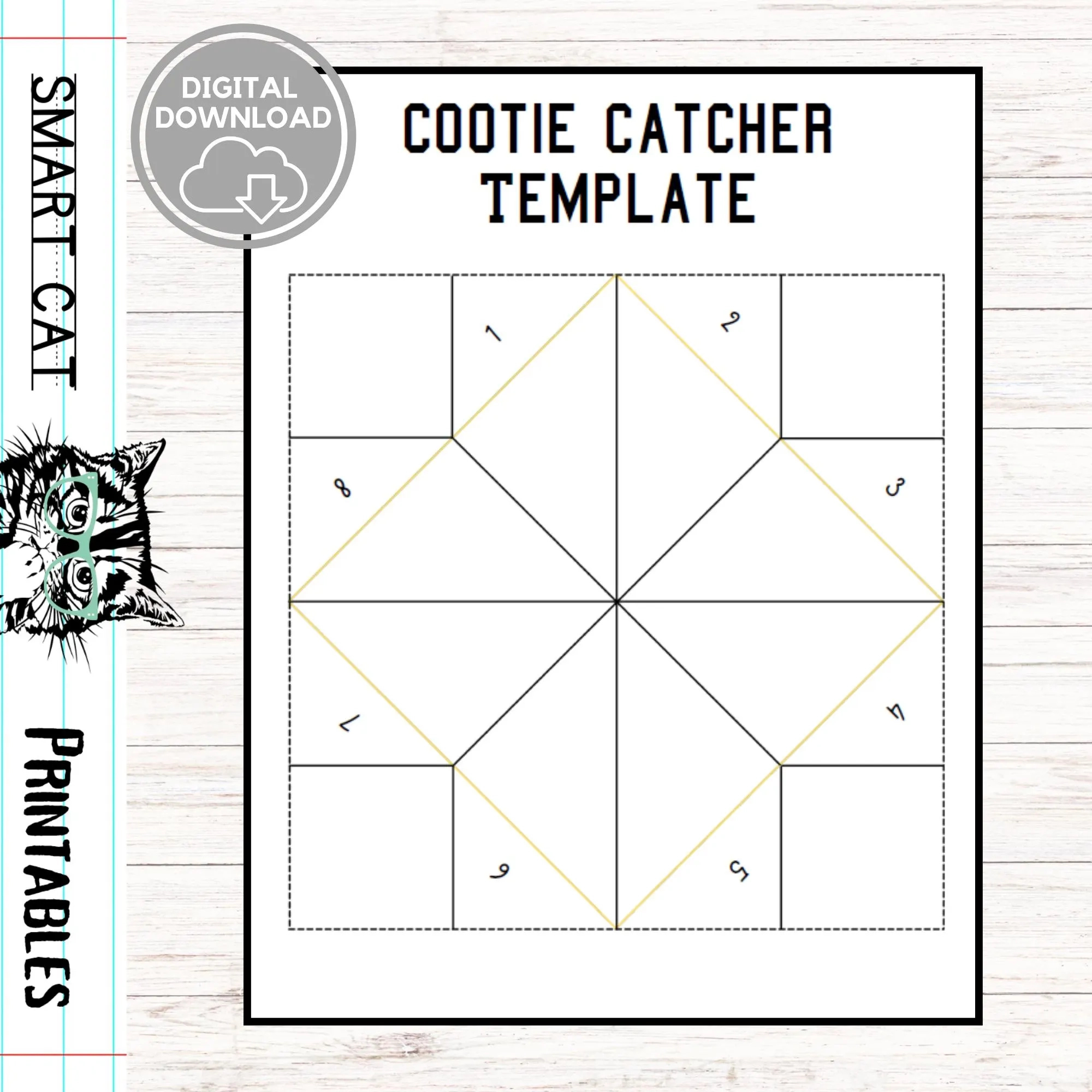 Printable Blank Cooties