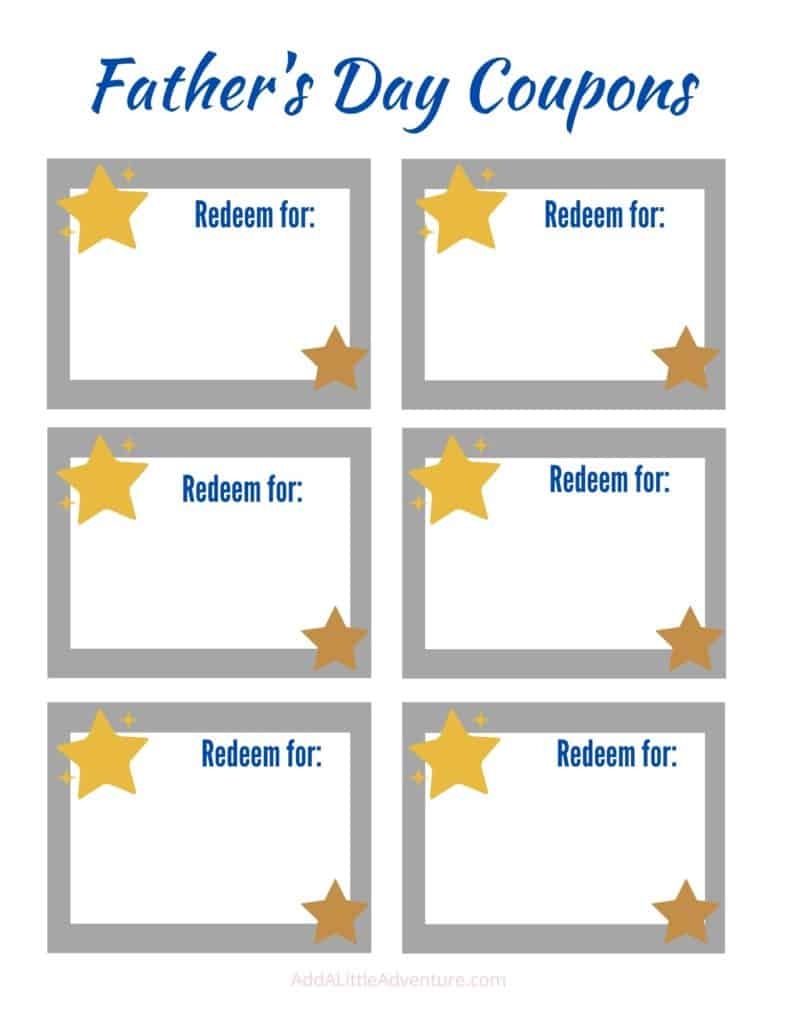 Printable Coupons Blank
