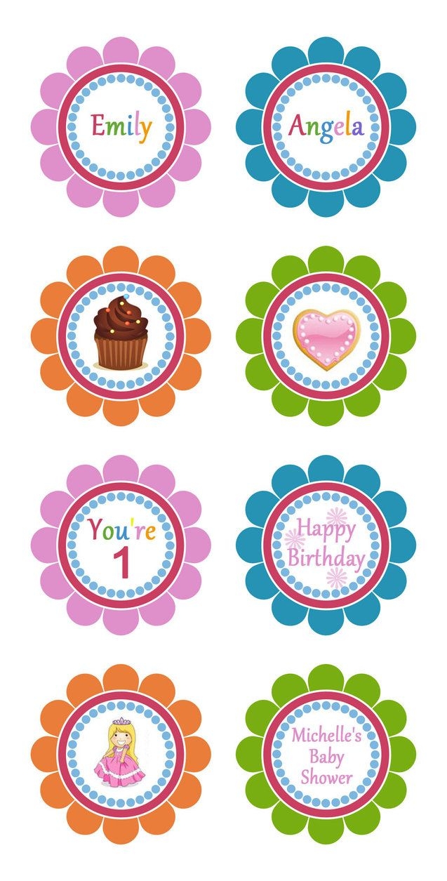 Blank Cupcake Toppers 10 Free PDF Printables Printablee