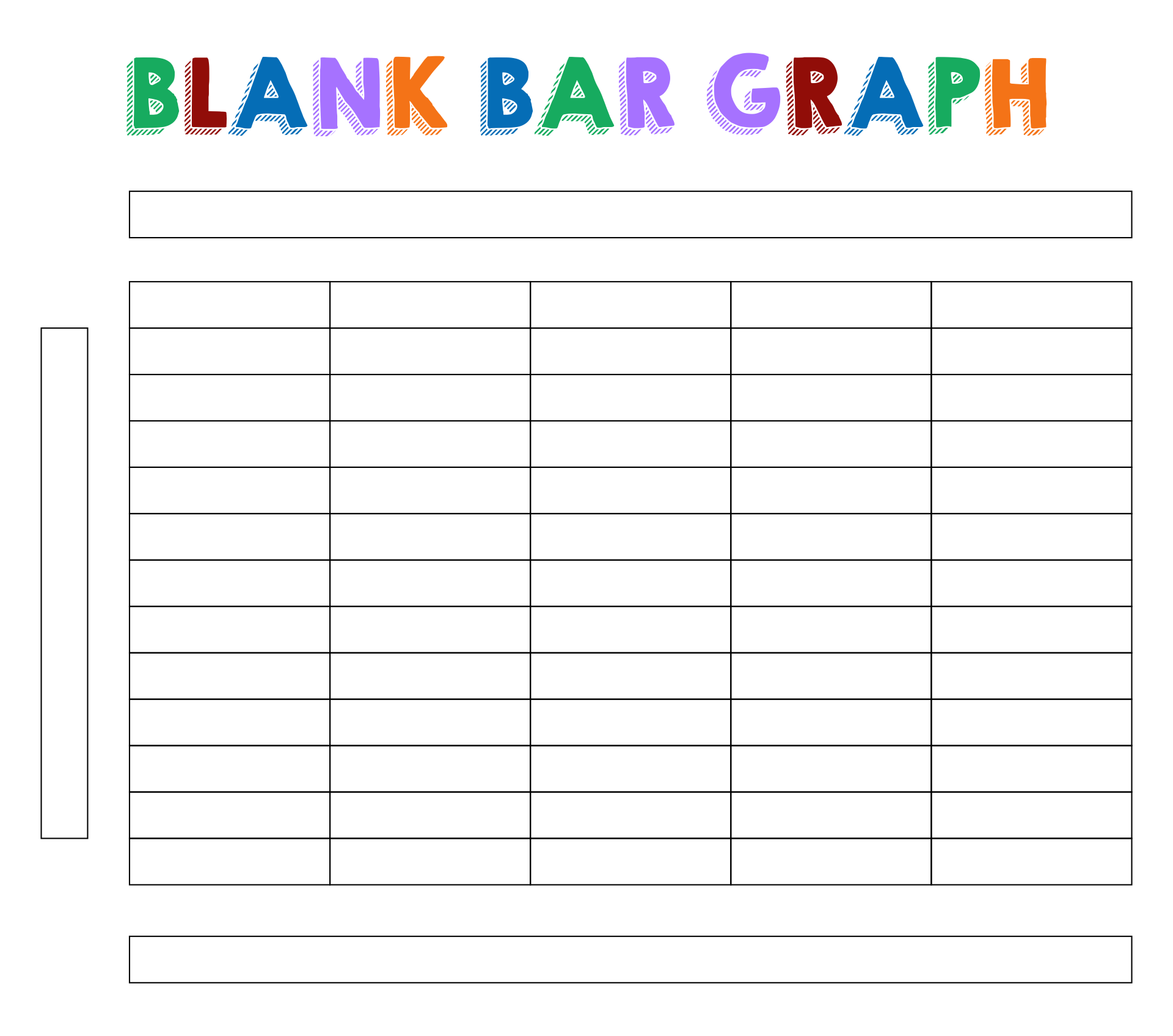 Printable Blank Data Table