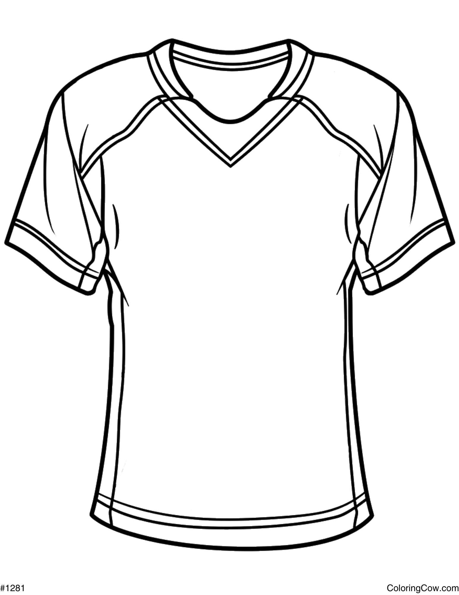 Printable Blank Football Kit Template