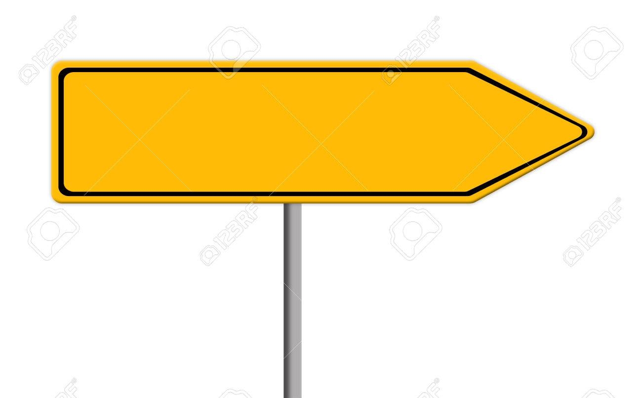 Blank Road Sign Printable