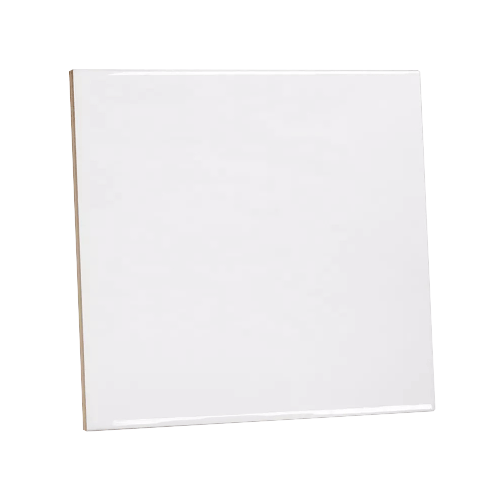 Blank Gloss Ceramic Print Tile 8x8 Laser CNC Heat Press 