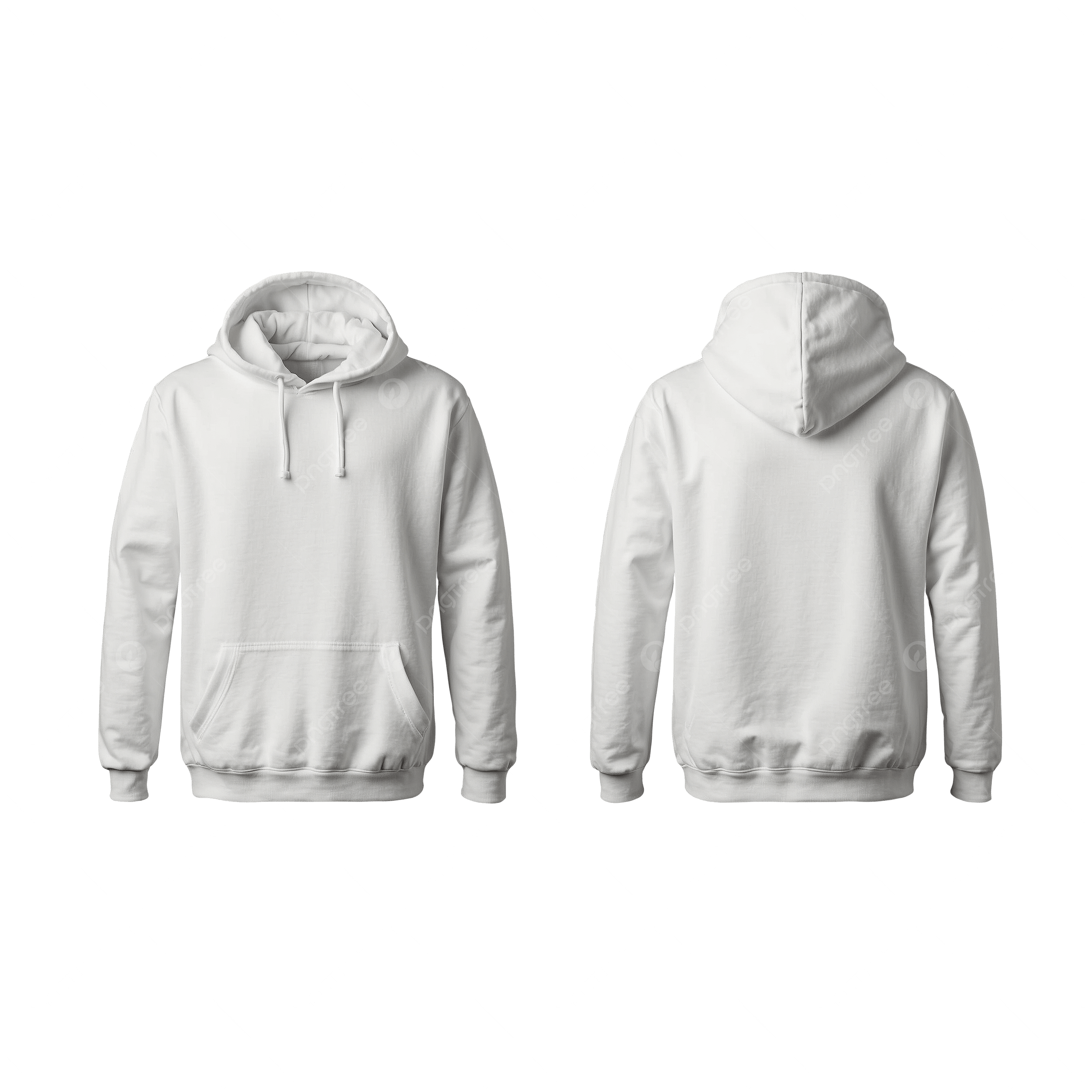 Printable Blank Hoodie Template Png