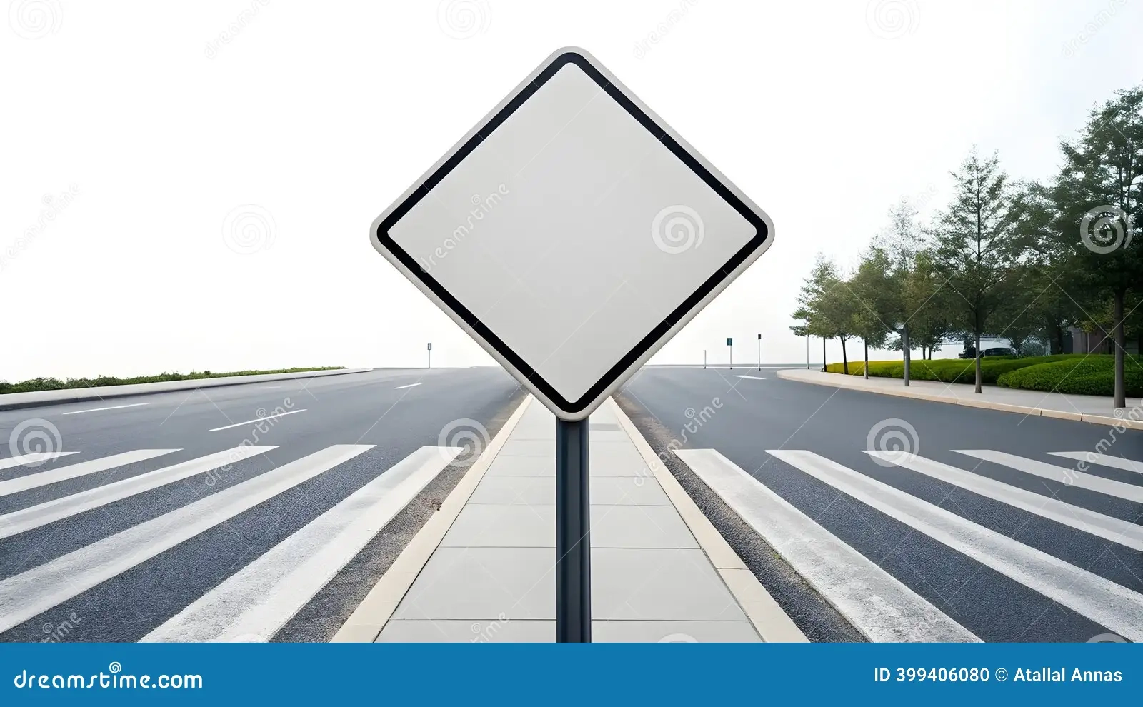 Blank Intersection Sign Stock Illustrations 1 583 Blank 