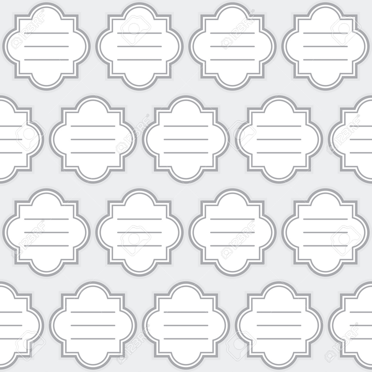 Blank Label Template Printable Seamless Pattern Royalty Free SVG 