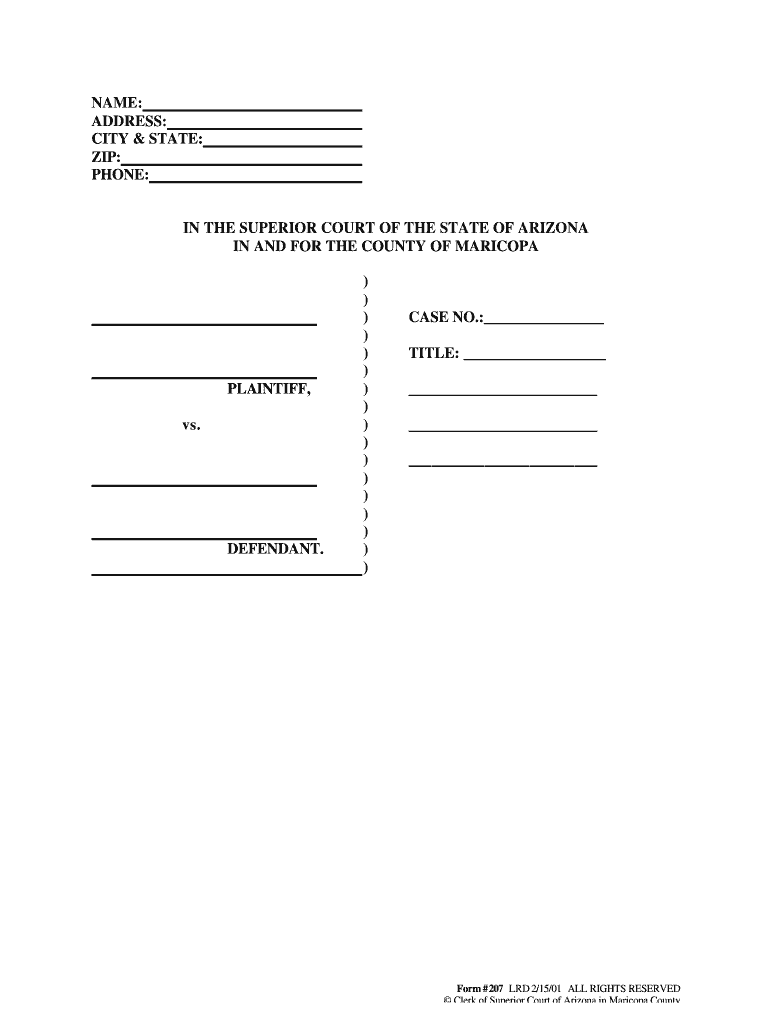 Blank Motion Form Az Fill Out amp Sign Online DocHub