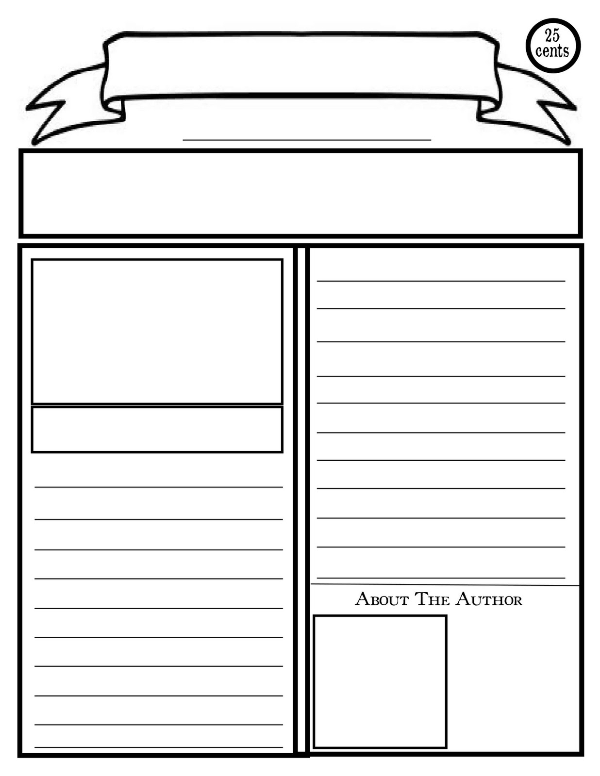 Blank Newspaper Template For Kids Printable P2C info
