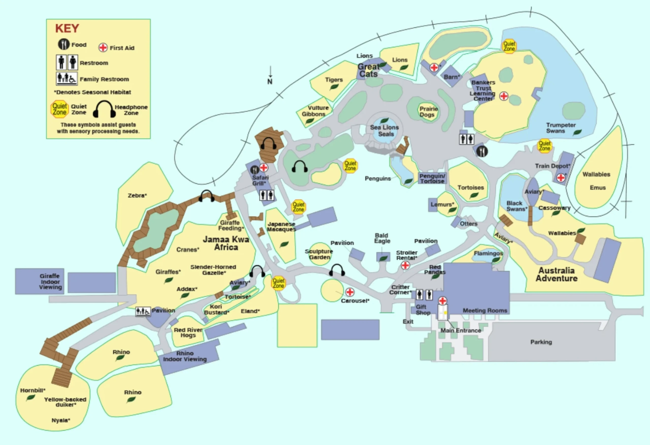 Blank Park Zoo Map 2024 2016 All Maps
