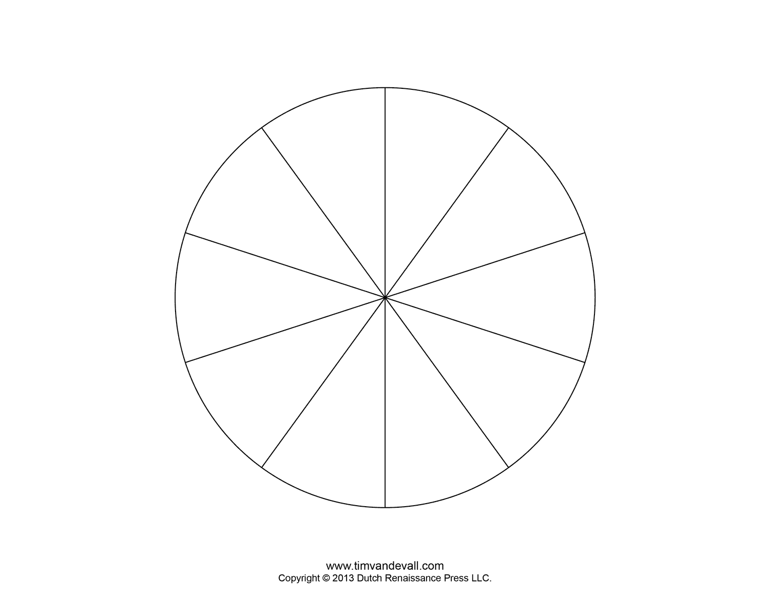 10 Blank Circles Printable